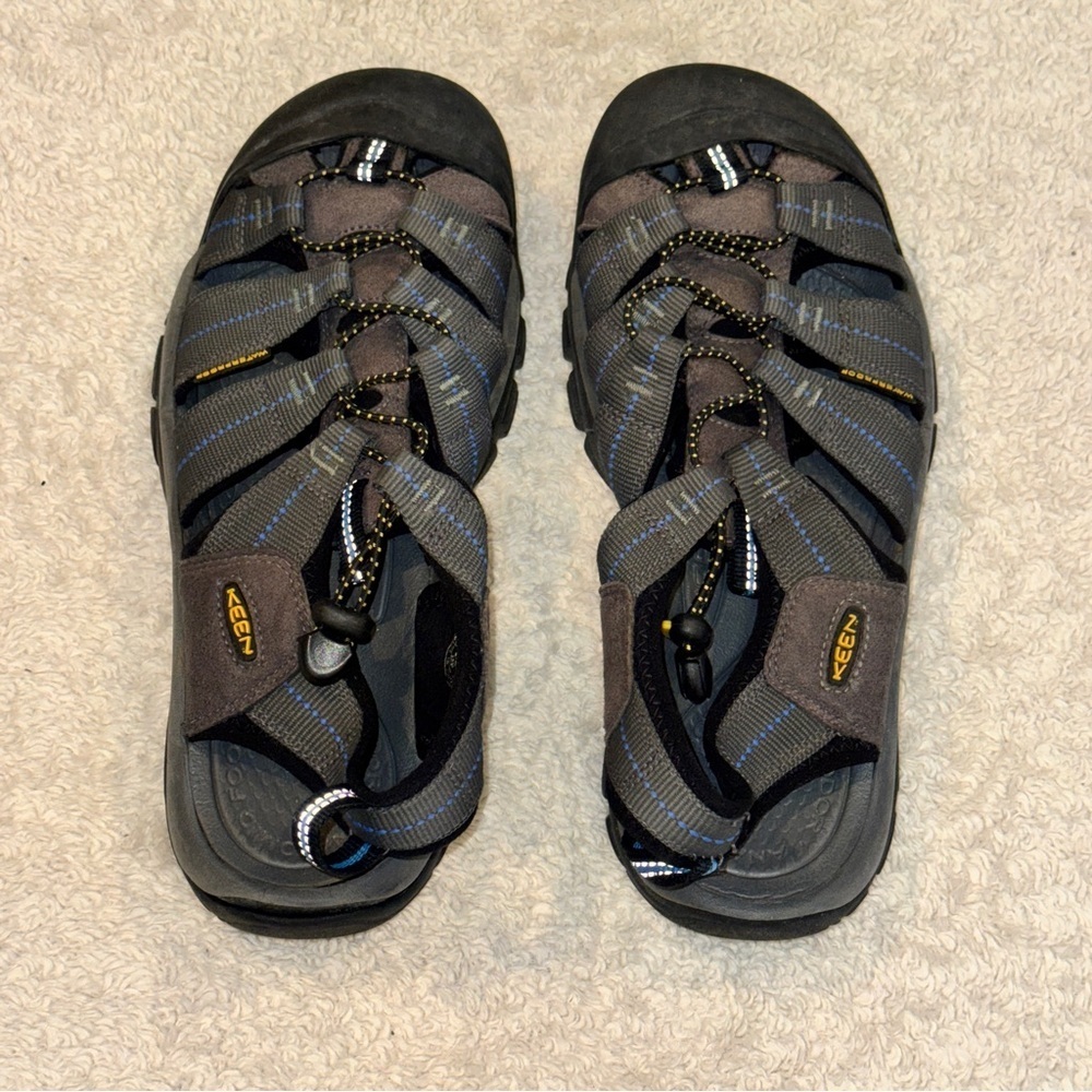 Keen Black and Dark Gray Outdoor Sandals